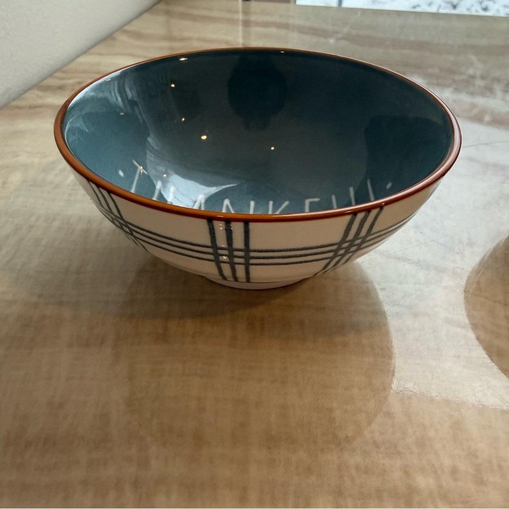 Blue Ceramic Rae Dunn Bowls - Picture 4 of 14